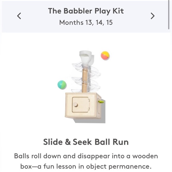 Lovevery Slide & Seek Ball Run with Balls - Picture 1 of 2